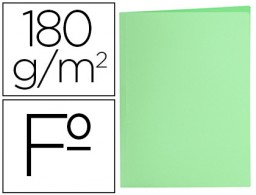SC40 Subcarpeta cartulina Liderpapel Folio verde pastel 180 g/m²