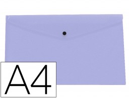DS72 Carpeta sobre con broche Liderpapel A4 polipropileno lavanda