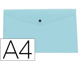 DS73 Carpeta sobre con broche Liderpapel A4 polipropileno celeste