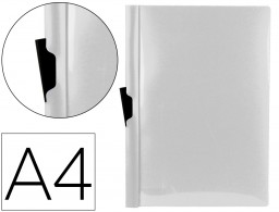 DP20 Carpeta dossier pinza lateral Liderpapel A4 polipropileno transparente 30 hojas