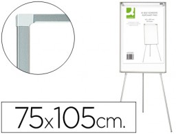 KF04166 Pizarra blanca de reunión Q-Connect con trípode 98x71cm. acero lacado