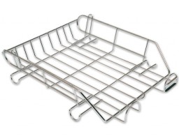 KF04283 Bandeja sobremesa metálica Q-Connect cromada