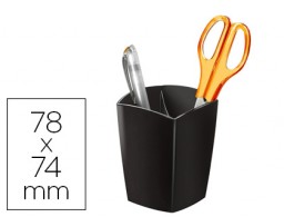 Cubilete portalápices cep magnético negro