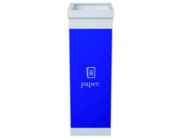 Contenedor papelera reciclaje Fast-paperflow para papel 60 l.