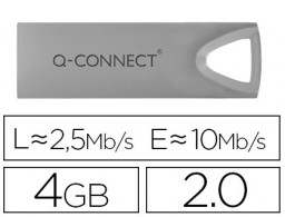 KF11477 Memoria Q-Connect USB 2.0 Flash Premium 4 GB