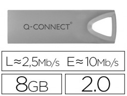 KF11478 Memoria Q-Connect USB 2.0 Flash Premium 8 GB