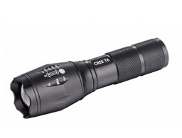 KF18748 Linterna Q-Connect telescópica aluminio 5W