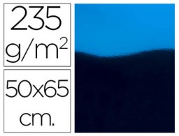 CM04 Cartulina metalizada Liderpapel 50x65cm. 235g/m² azul