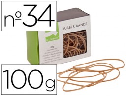 KF10667 100g. gomillas elásticas Q-Connect 100x3mm.