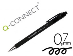 KF00672 Bolígrafo Q-Connect tinta negra con grip