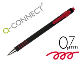 KF00671 Bolígrafo Q-Connect tinta roja con grip