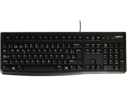 Teclado Logitech K120 USB 2.0 con cable negro