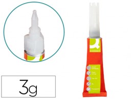 KF11242 Pegamento adhesivo instantáneo Q-Connect 3g.