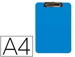 KF11247 Carpeta con pinza Q-Connect A4 plástico celeste
