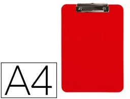 KF11244 Carpeta con pinza Q-Connect A4 plástico rojo