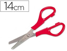 TI04 Tijera escolar Liderpapel 14cm. con funda