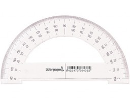 SM01 Semicírculo Liderpapel plástico 14cm.