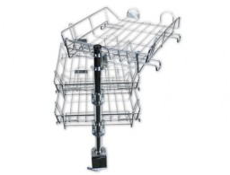 KF03306 3 bandejas metálicas Q-Connect con soporte giratorio