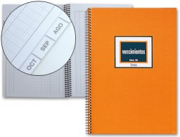 Libro de Vencimientos Miquelrius nº 96 4º 50h