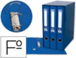 MD31 Modulo Liderpapel 3 carpetas de anillas 40 mm. Folio azul