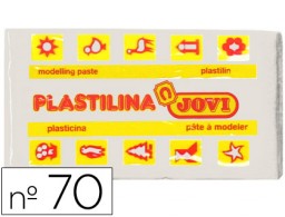Barra 50g. plastilina Jovi 70 blanca