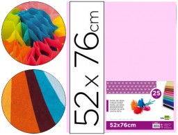 SE17 25h. papel seda Liderpapel 52x76cm. 18g/m² rosa