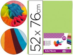 SE24 25h. papel seda Liderpapel 52x76cm. 18g/m² verde medio