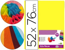 SE25 25h. papel seda Liderpapel 52x76cm. 18g/m² amarillo