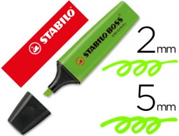 Marcador fluorescente Stabilo Boss Original tinta verde