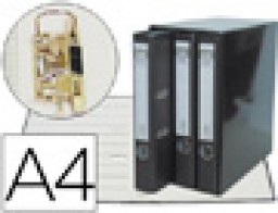 Modulo Elba 3 archivadores de palanca A4 lomo de 50 mm. negro