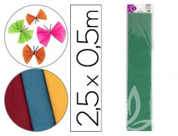 CP14 papel crespón 50cm.x2,5m. verde