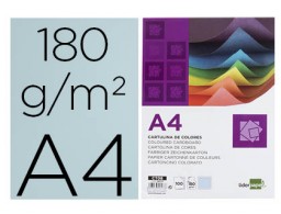 CT08 100h. cartulina Liderpapel A4 180g/m² celeste