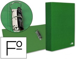 CH10 Carpeta de 2 anillas 40 mm. Liderpapel Folio verde