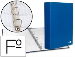 CH11 Carpeta de 4 anillas 40 mm. mixtas Liderpapel Folio azul