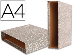 CZ03 Caja archivador Liderpapel Classic Red A4 gris