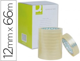 KF27015 Cinta adhesiva Q-Connect 66m.x12mm.