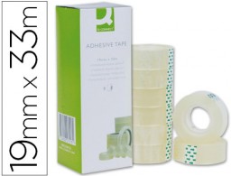 KF27013 Cinta adhesiva Q-Connect 33m.x19mm.