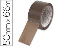 KF27010 Cinta adhesiva de precinto Q-Connect PP havana 66m.x50mm.