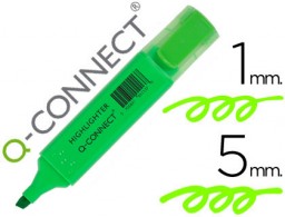 KF01113 Marcador fluorescente Q-Connect tinta verde