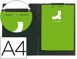 KF01300 Carpeta con pinza Q-Connect A4 plástico negro