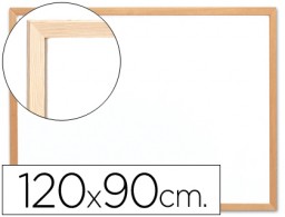 KF03572 Pizarra blanca Q-Connect 120x90cm. melamina marco de madera