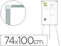 KF04158 Pizarra blanca de reunión Q-Connect 90x70cm. acero lacado brazos extensibles