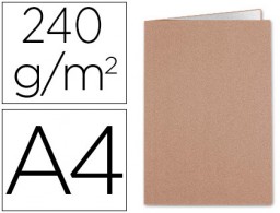 SC22 Subcarpeta cartulina kraft Liderpapel A4 interior blanco 240g/m²