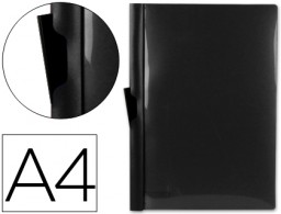 DP09 Carpeta dossier pinza lateral Liderpapel A4 polipropileno negro 60 hojas
