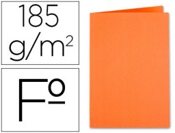 SC06 Subcarpeta cartulina Liderpapel Folio naranja 180 g/m²