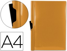 DP05 Carpeta dossier pinza lateral Liderpapel A4 polipropileno naranja Frosty 30 hojas