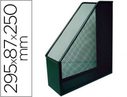 KF00862 Revistero metálico Q-Connect rejilla negra