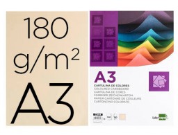CD04 100h. cartulina Liderpapel A3 180g/m² crema