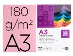 CD05 100h. cartulina Liderpapel A3 180g/m² rosa