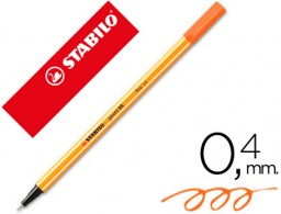 Rotulador Stabilo Point 88 tinta naranja